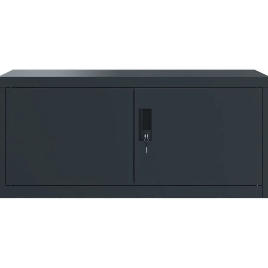 vidaXL Aktenschrank Anthrazit 90x40x220 cm Stahl