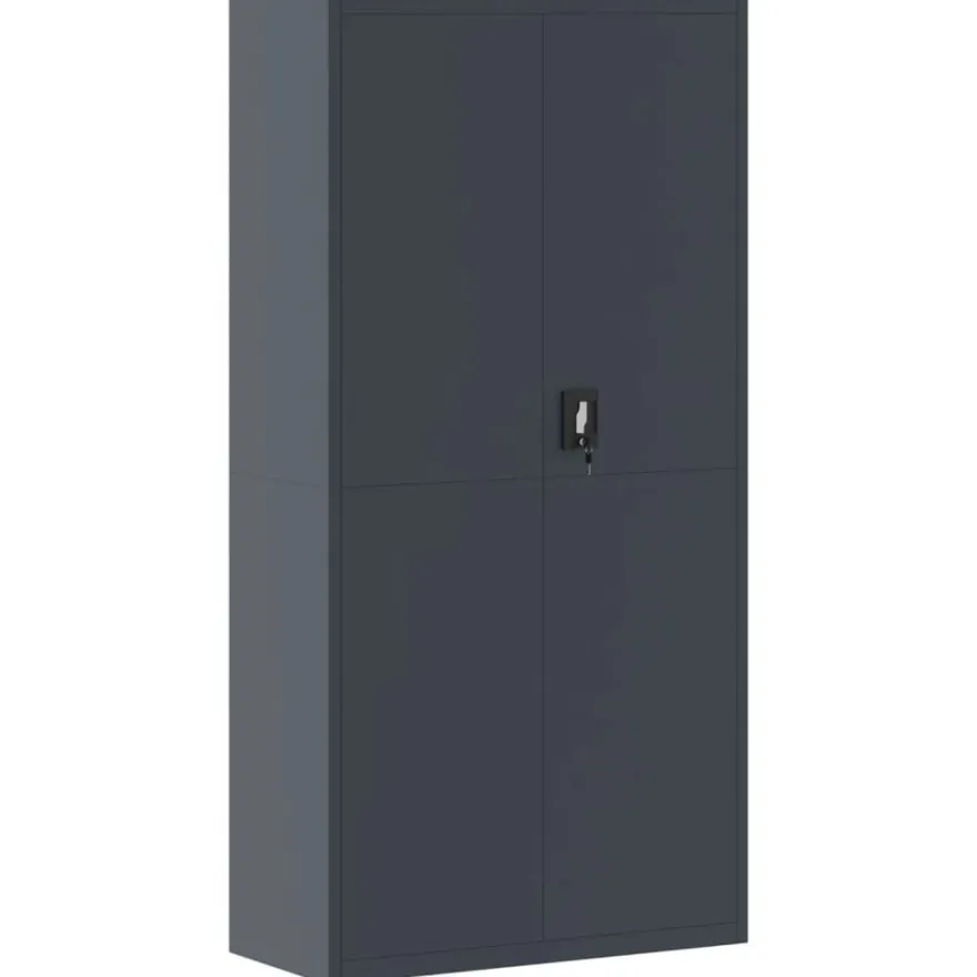 vidaXL Aktenschrank Anthrazit 90x40x220 cm Stahl