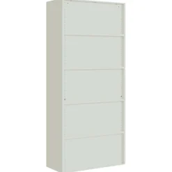 vidaXL Aktenschrank Hellgrau 90x40x240 cm Stahl