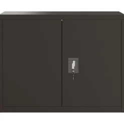 vidaXL Aktenschrank Schwarz 90x40x70 cm Stahl