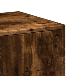 vidaXL Apothekerschrank Räuchereiche 30x41x144,5 cm Holzwerkstoff