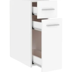 vidaXL Apothekerschrank Weiß 20x45,5x60 cm Holzwerkstoff