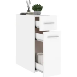 vidaXL Apothekerschrank Weiß 20x45,5x60 cm Holzwerkstoff