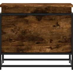 vidaXL Aufbewahrungsbox mit Deckel Räuchereiche 60x40x51,5 cm