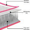 vidaXL Aufblasbare Gymnastikmatte mit Pumpe 500x100x10 cm PVC Rosa