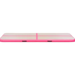 vidaXL Aufblasbare Gymnastikmatte mit Pumpe 500x100x10 cm PVC Rosa