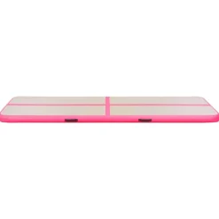 vidaXL Aufblasbare Gymnastikmatte mit Pumpe 800×100×10 cm PVC Rosa