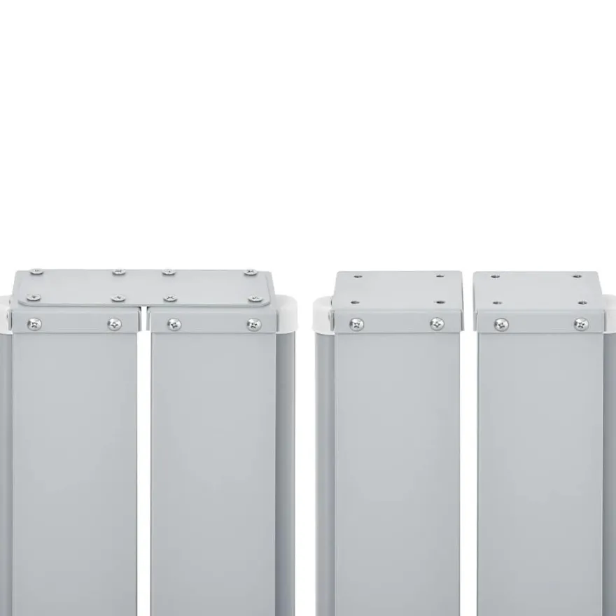 vidaXL Ausziehbare Seitenmarkise Anthrazit 120 x 600 cm