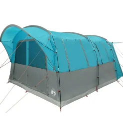 vidaXL Autozelt 4 Personen Blau Wasserfest