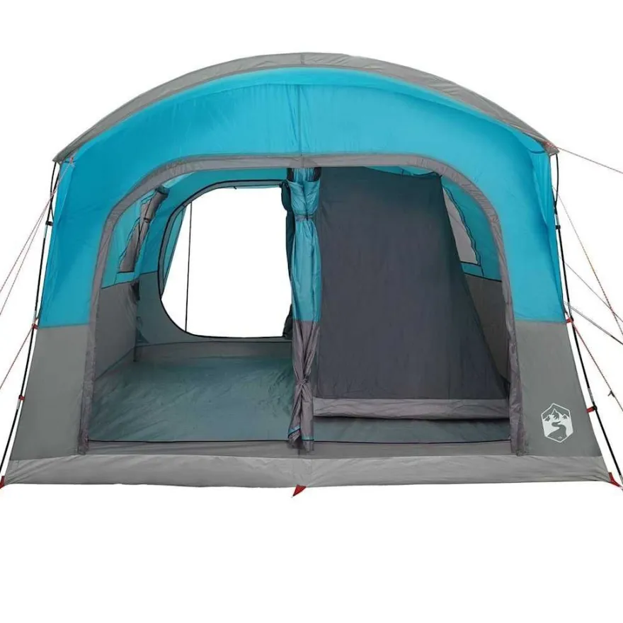 vidaXL Autozelt 4 Personen Blau Wasserfest