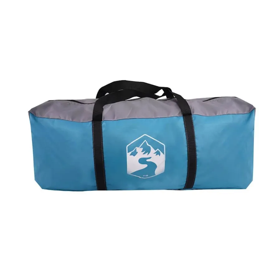 vidaXL Autozelt 4 Personen Blau Wasserfest