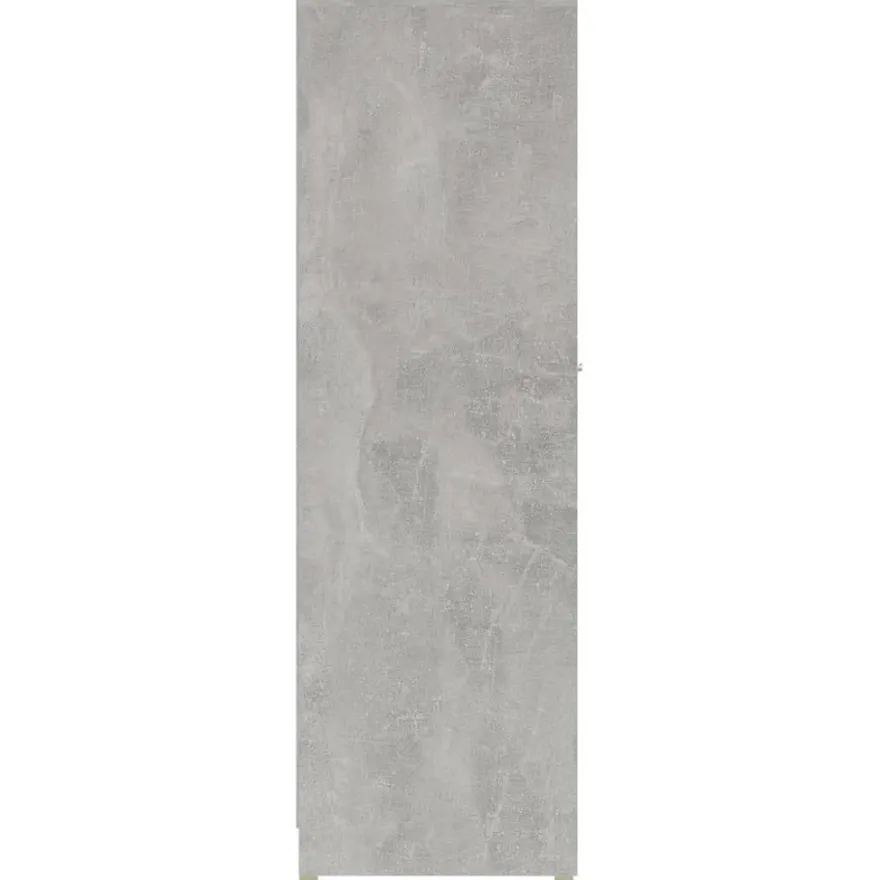 vidaXL Badezimmerschrank Betongrau 30x30x95 cm Holzwerkstoff