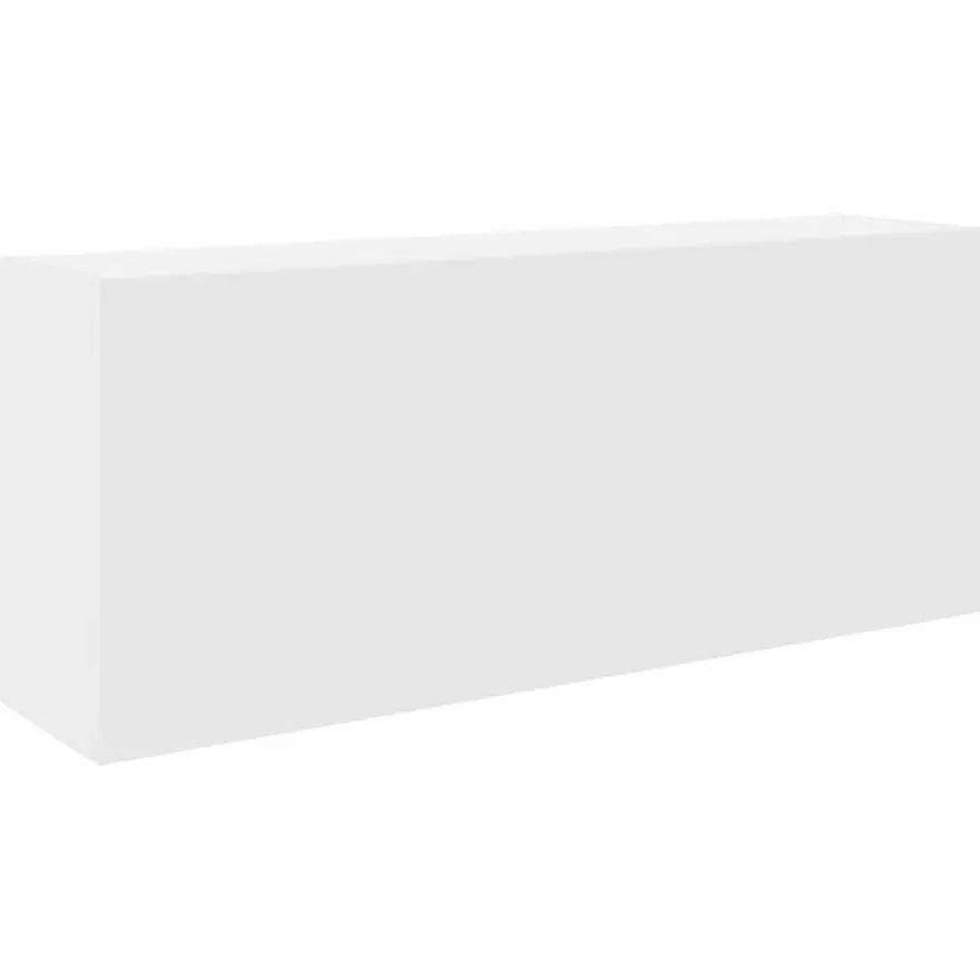vidaXL Bad-Wandschrank Weiß 100x25x40 cm Holzwerkstoff