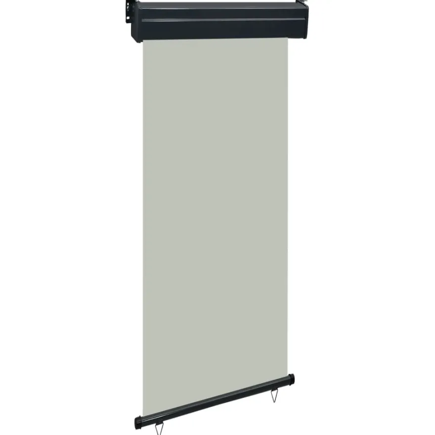 vidaXL Balkon-Seitenmarkise 85x250 cm Grau