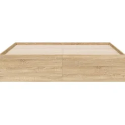 vidaXL Bettgestell mit Schubladen Sonoma-Eiche 140x190cm Holzwerkstoff