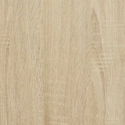 vidaXL Bettgestell ohne Matratze mit Kopfteil Sonoma-Eiche 90x200 cm