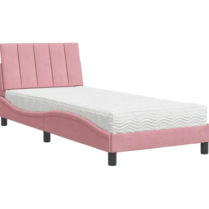 vidaXL Bett mit Matratze