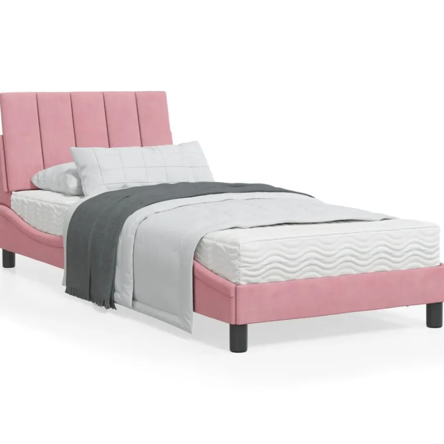 vidaXL Bett mit Matratze