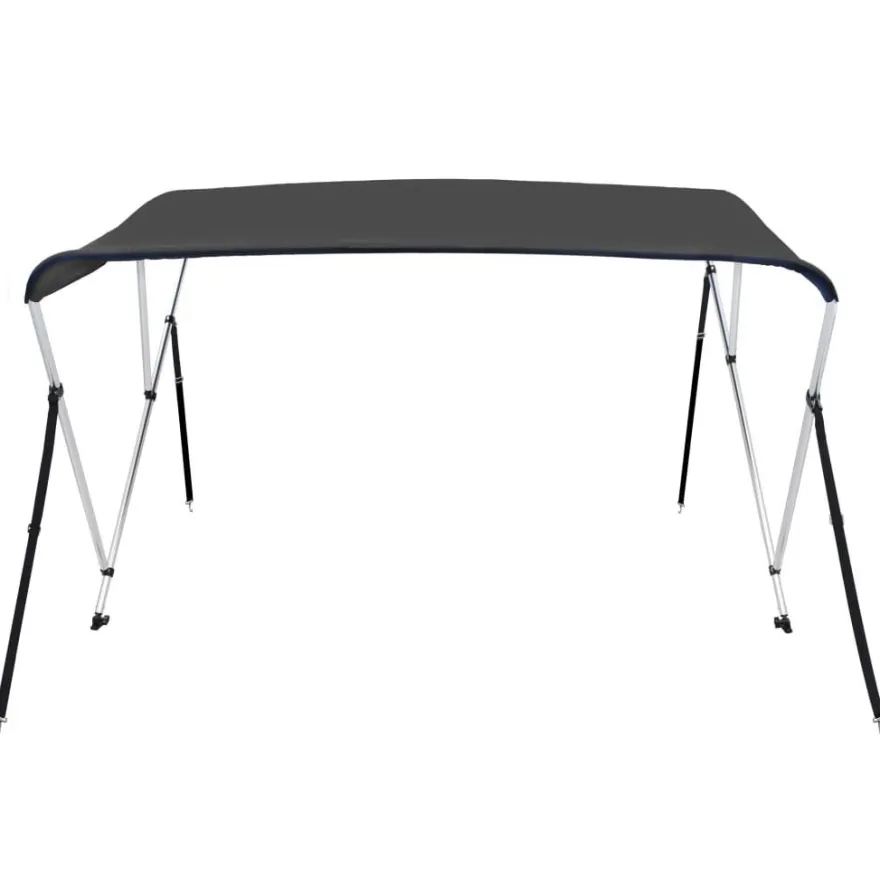 vidaXL 3-Bow Bimini Top Anthrazit 183x160x137 cm