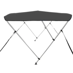 vidaXL 3-Bow Bimini Top Anthrazit 183x160x137 cm