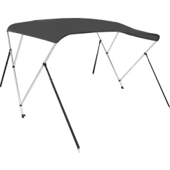 vidaXL 3-Bow Bimini Top Anthrazit 183x160x137 cm