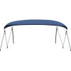 vidaXL 4-Bow Bimini Top Marineblau 243x(230-244)x137 cm