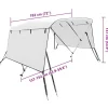 vidaXL 3-Bow Bimini-Top mit Seitenteilen 183x(137-152)x137 cm