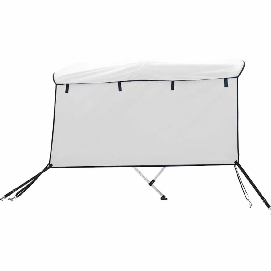 vidaXL 3-Bow Bimini-Top mit Seitenteilen 183x(137-152)x137 cm