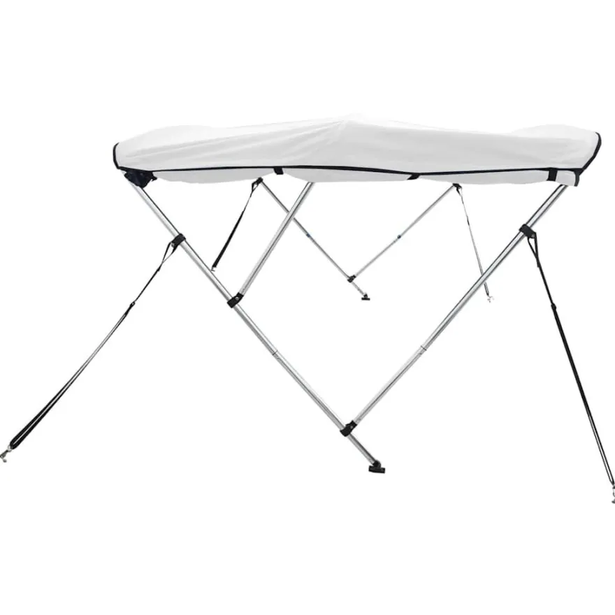 vidaXL 3-Bow Bimini-Top mit Seitenteilen 183x(137-152)x137 cm