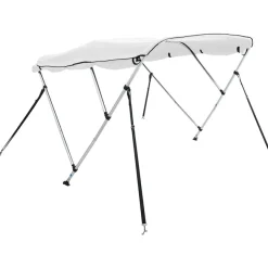 vidaXL 3-Bow Bimini-Top mit Seitenteilen 183x(137-152)x137 cm