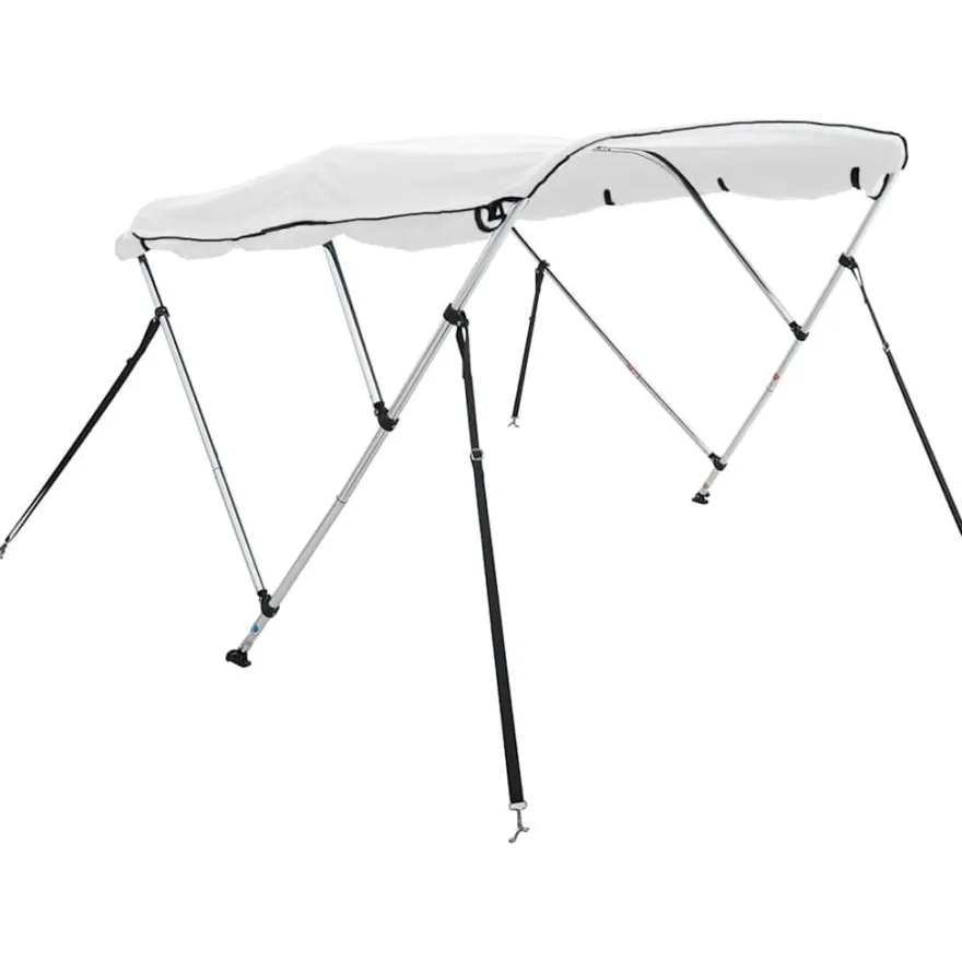 vidaXL 3-Bow Bimini-Top mit Seitenteilen 183x(137-152)x137 cm