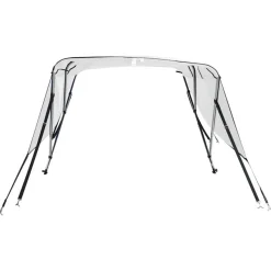 vidaXL 3-Bow Bimini-Top mit Seitenteilen 183x(137-152)x137 cm