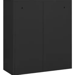 vidaXL Büroschrank Anthrazit 90x40x102 cm Stahl