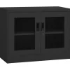 vidaXL Büroschrank Anthrazit 90x40x70 cm Stahl