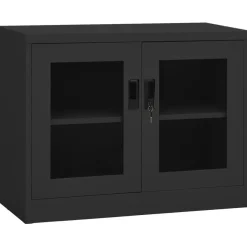 vidaXL Büroschrank Anthrazit 90x40x70 cm Stahl