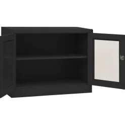 vidaXL Büroschrank Anthrazit 90x40x70 cm Stahl
