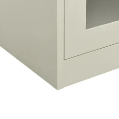 vidaXL Büroschrank Hellgrau 90x40x70 cm Stahl