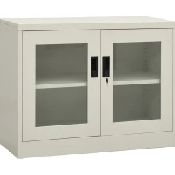 vidaXL Büroschrank Hellgrau 90x40x70 cm Stahl