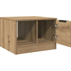 vidaXL Couchtisch Artisan-Eiche 50x50x36 cm Holzwerkstoff