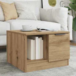 vidaXL Couchtisch Artisan-Eiche 50x50x36 cm Holzwerkstoff