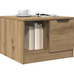 vidaXL Couchtisch Artisan-Eiche 50x50x36 cm Holzwerkstoff