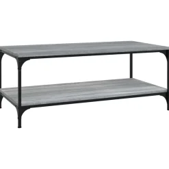 vidaXL Couchtisch Grau Sonoma 80x50x40 cm Holzwerkstoff