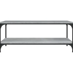 vidaXL Couchtisch Grau Sonoma 80x50x40 cm Holzwerkstoff