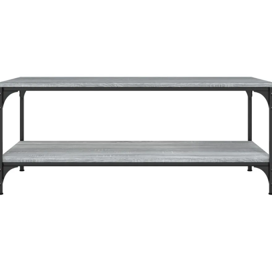vidaXL Couchtisch Grau Sonoma 80x50x40 cm Holzwerkstoff