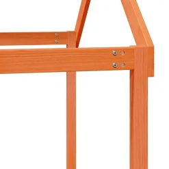 vidaXL Dach für Kinderbett Wachsbraun 217x95,5x159cm Massivholz Kiefer