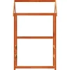 vidaXL Dach für Kinderbett Wachsbraun 98x70x176,5 cm Massivholz Kiefer