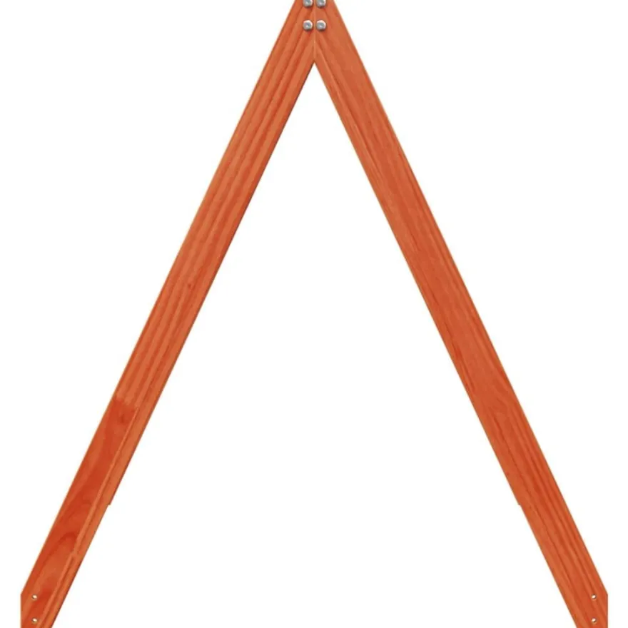 vidaXL Dach für Kinderbett Wachsbraun 199x80,5x88 cm Massivholz Kiefer