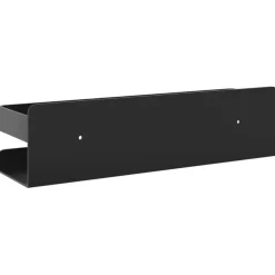 vidaXL Duschablage Mattschwarz 23x6,5x6 cm Gebürsteter Edelstahl 304
