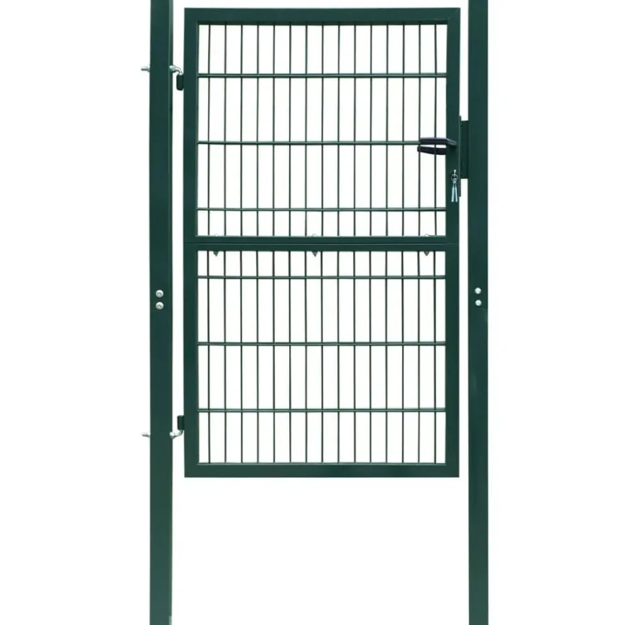 vidaXL 2D Zauntor (Einzeltor) Grün 106x190 cm