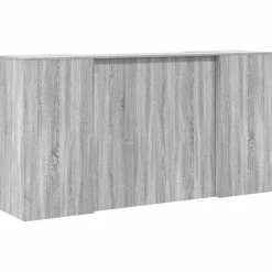 vidaXL Empfangstheke Grau Sonoma 200x50x103,5 cm Holzwerkstoff